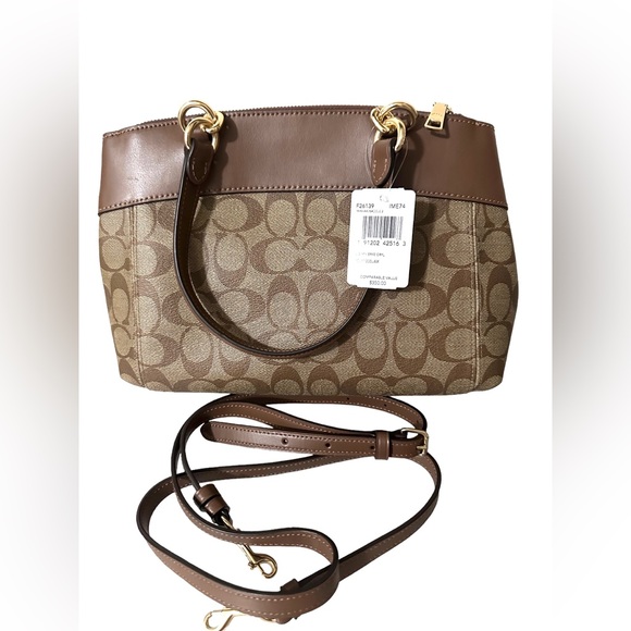 COACH Mini Brooke Carryall in Singnature Canvas - Picture 5 of 7